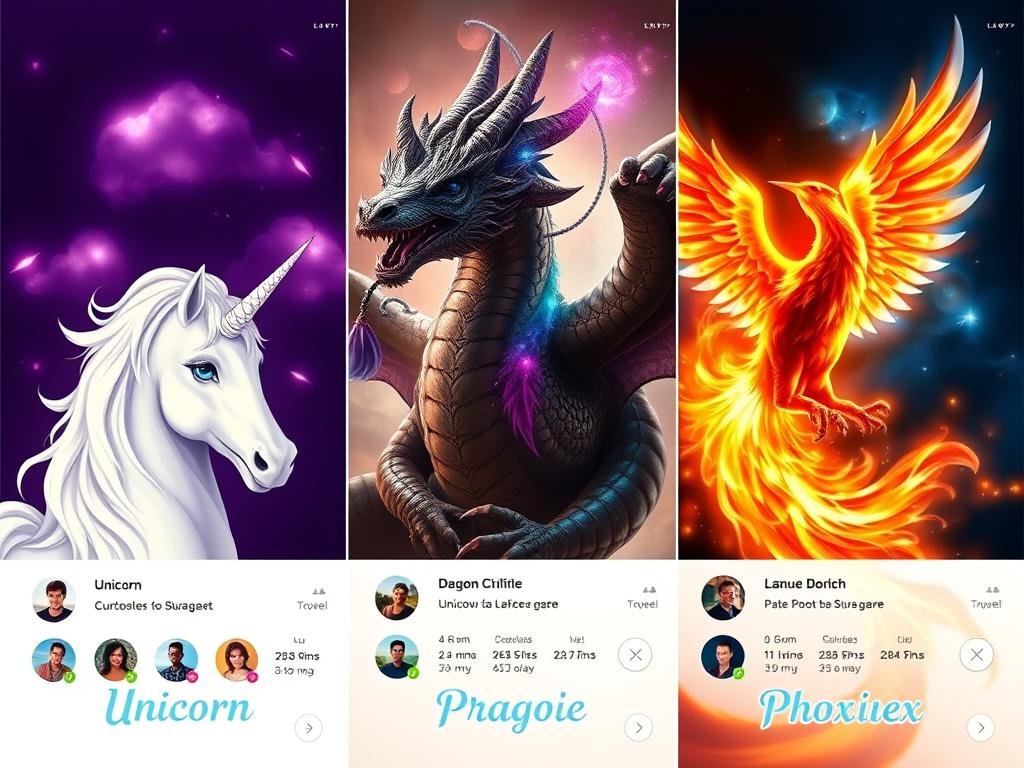 Comparaison licorne dragon phénix pour bio dating Bestiaire des profils de rencontre comparés