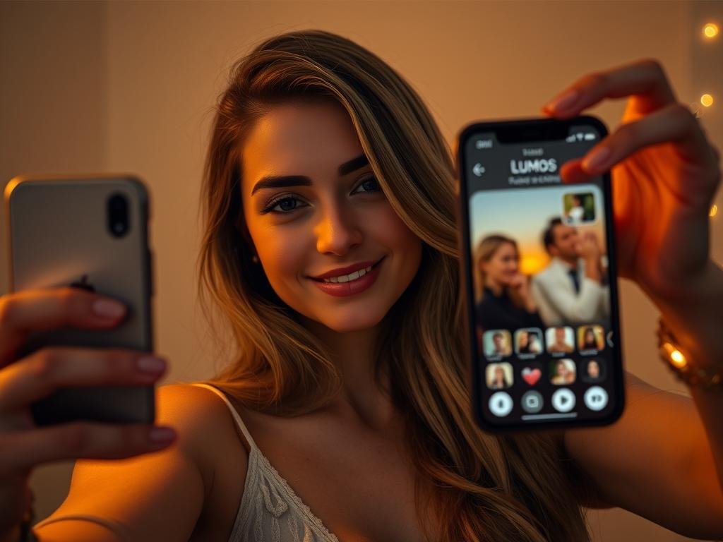 Filtre Lumos pour selfies dating magiques Filtre photo Lumos applications de rencontre