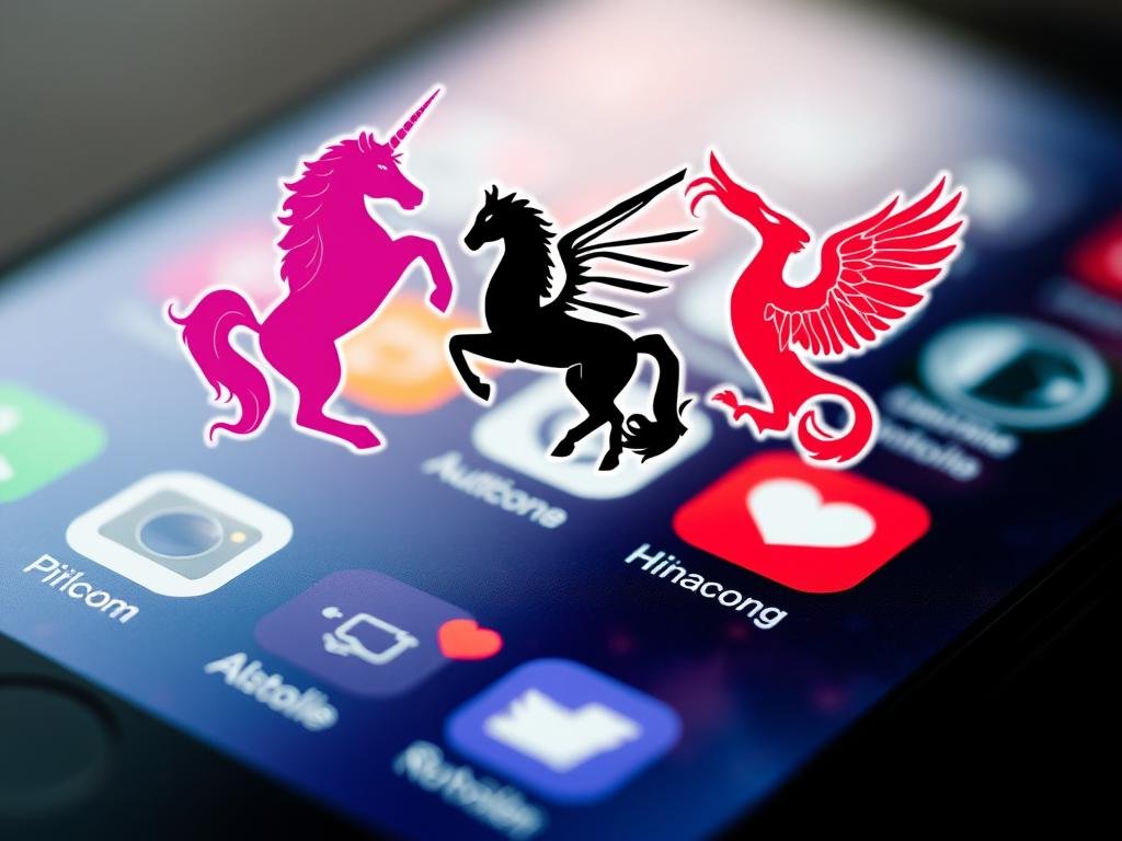 Symboles mythiques pour apps de rencontre Tinder Meetic Bestiaire mythique pour profils dating