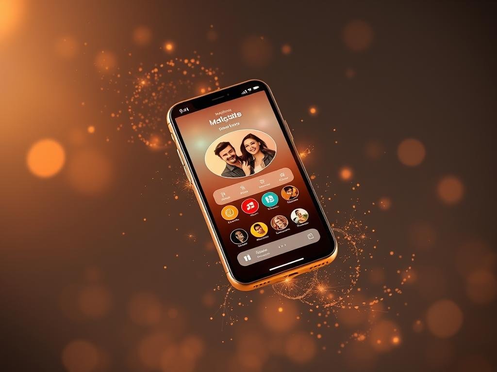 Appli de Dating Magique en Action